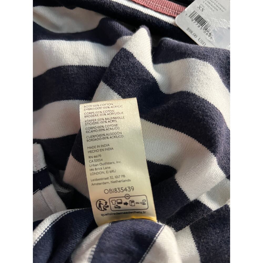 NWT We The Free Rose Stem Tee at Free People in Navy Combo | Size XS - Picture 8 of 8